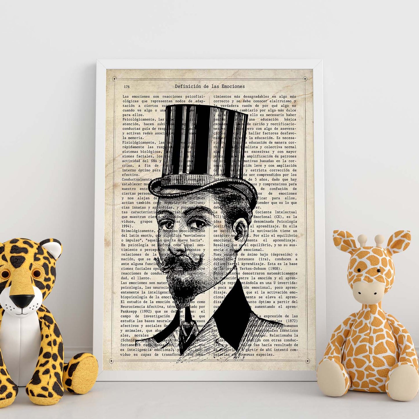 Poster de Gentleman. Láminas vintage con definiciones. Diseño de interiores.-Artwork-Nacnic-Nacnic Estudio SL