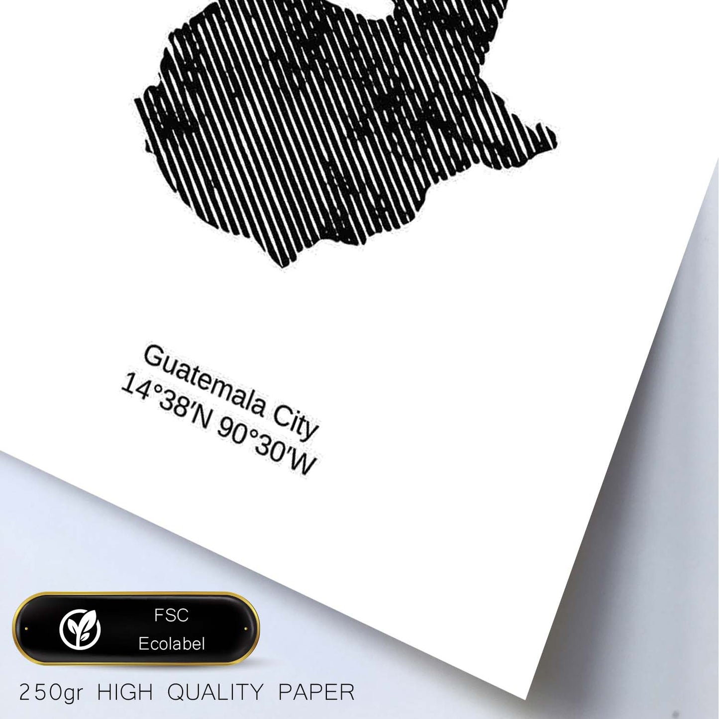 Poster de Guatemala. Láminas de paises y continentes del mundo.-Artwork-Nacnic-Nacnic Estudio SL