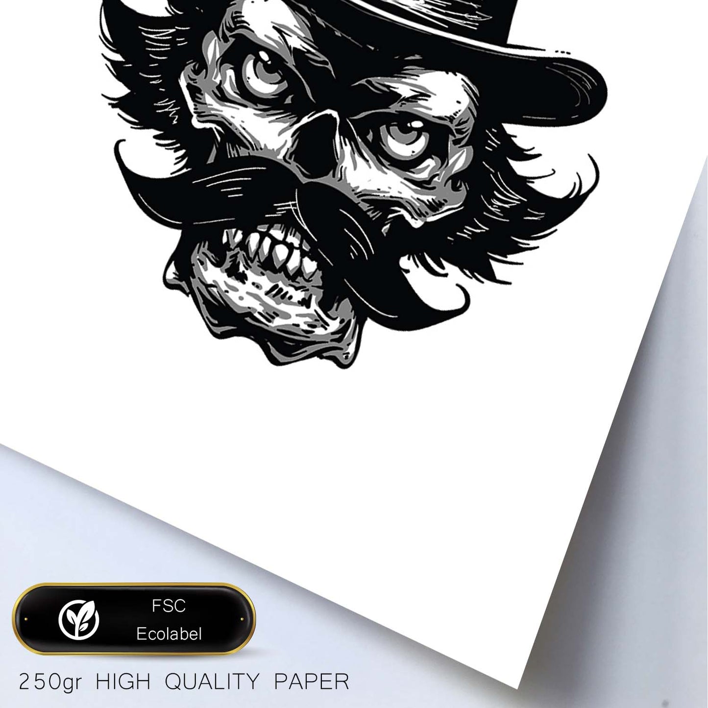 Poster de Hater. Lámina decorativa de diseño.-Artwork-Nacnic-Nacnic Estudio SL