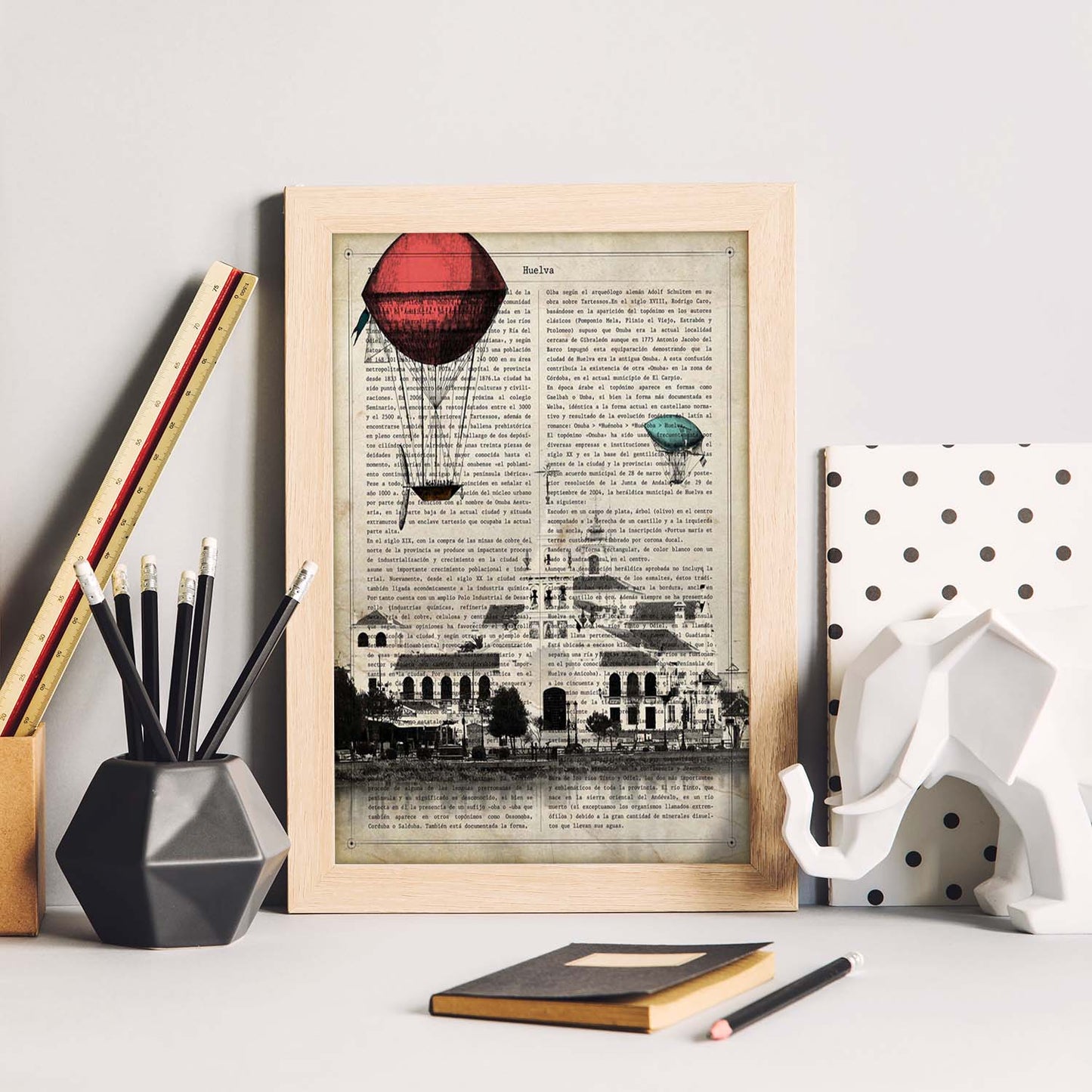 Poster de Huelva. Láminas de ciudades españolas con definiciones. Decoración de interiores para españoles.-Artwork-Nacnic-Nacnic Estudio SL