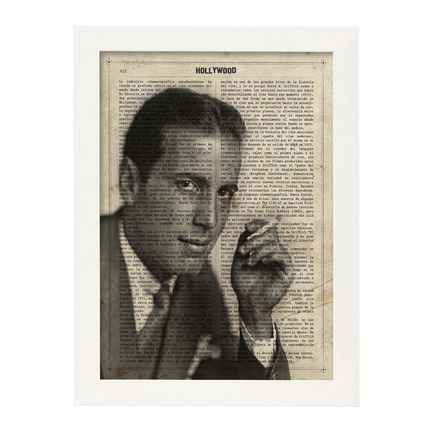 Poster de Humphrey Bogart. Láminas de personajes importantes. Posters de músicos, actores, inventores, exploradores, ...-Artwork-Nacnic-A3-Marco Blanco-Nacnic Estudio SL