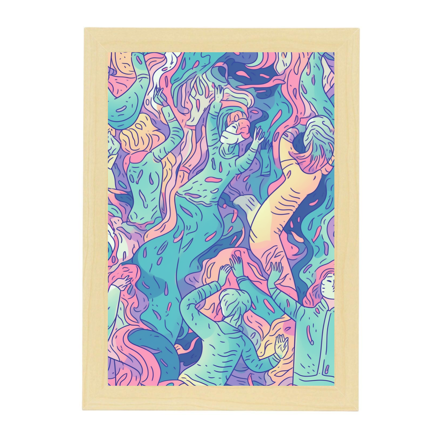 Póster de Ilustración Digital Gruñón