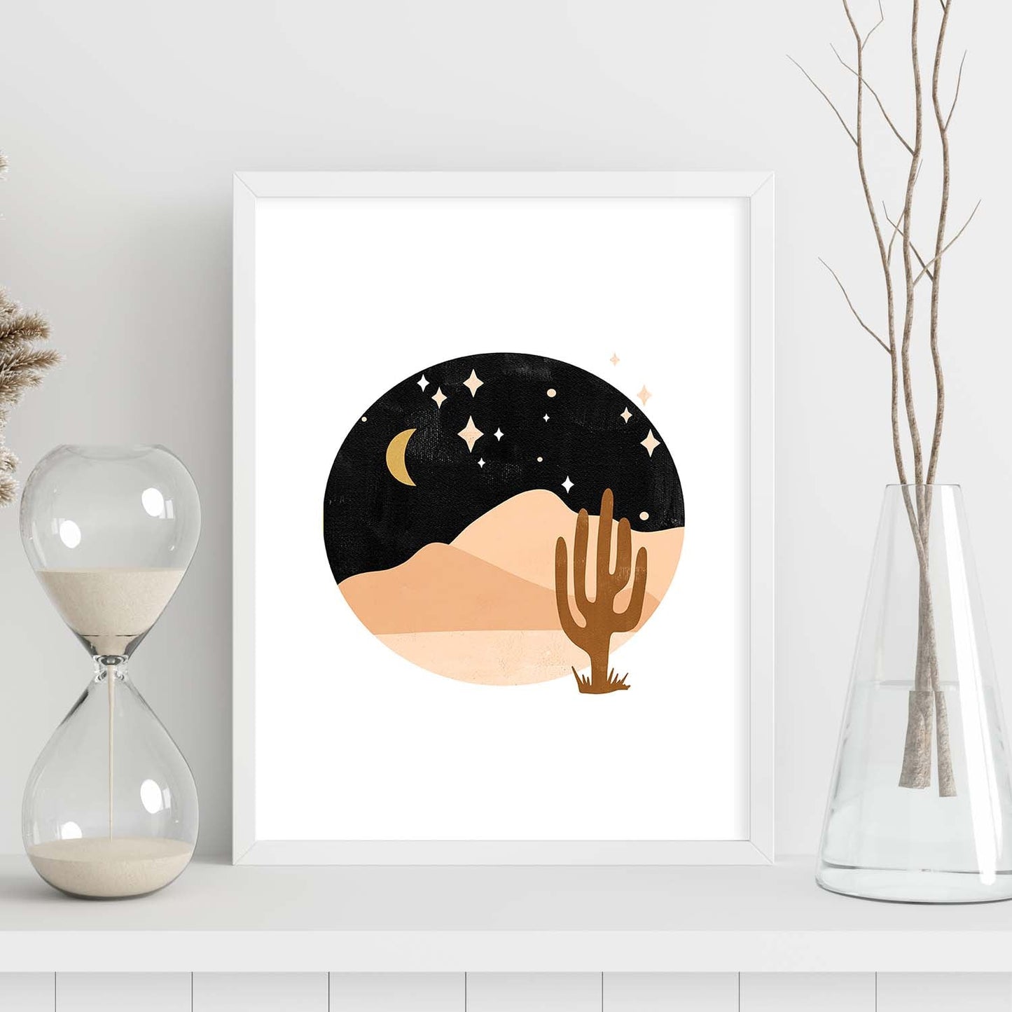 Poster de imágenes de la naturaleza. Dibujos en tonos marrones. 'Naturaleza 16'.-Artwork-Nacnic-Nacnic Estudio SL
