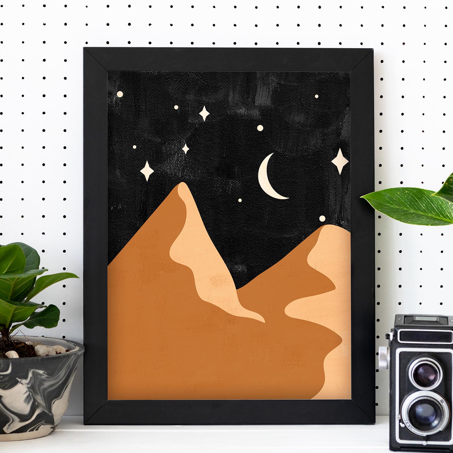 Poster de imágenes de la naturaleza. Dibujos en tonos marrones. 'Naturaleza 17'.-Artwork-Nacnic-Nacnic Estudio SL