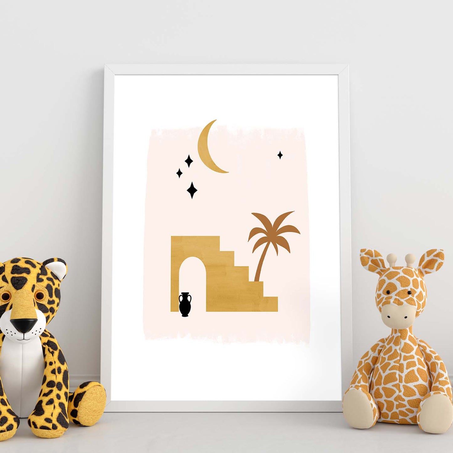Poster de imágenes de la naturaleza. Dibujos en tonos marrones. 'Naturaleza 5'.-Artwork-Nacnic-Nacnic Estudio SL