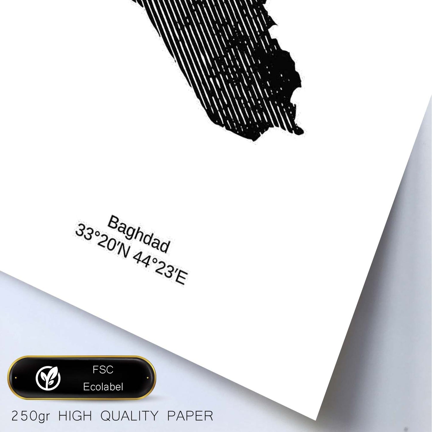 Poster de Iraq. Láminas de paises y continentes del mundo.-Artwork-Nacnic-Nacnic Estudio SL