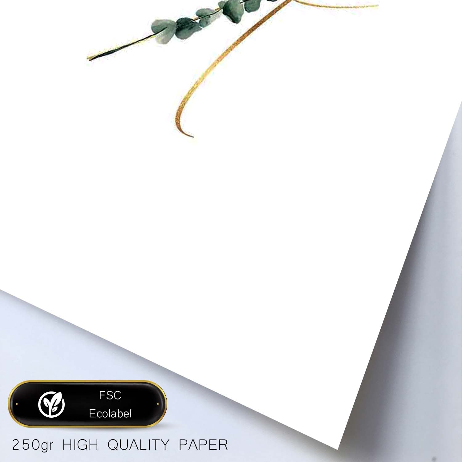 Poster de letra A. Lámina estilo Verde Fino con imágenes del alfabeto.-Artwork-Nacnic-Nacnic Estudio SL