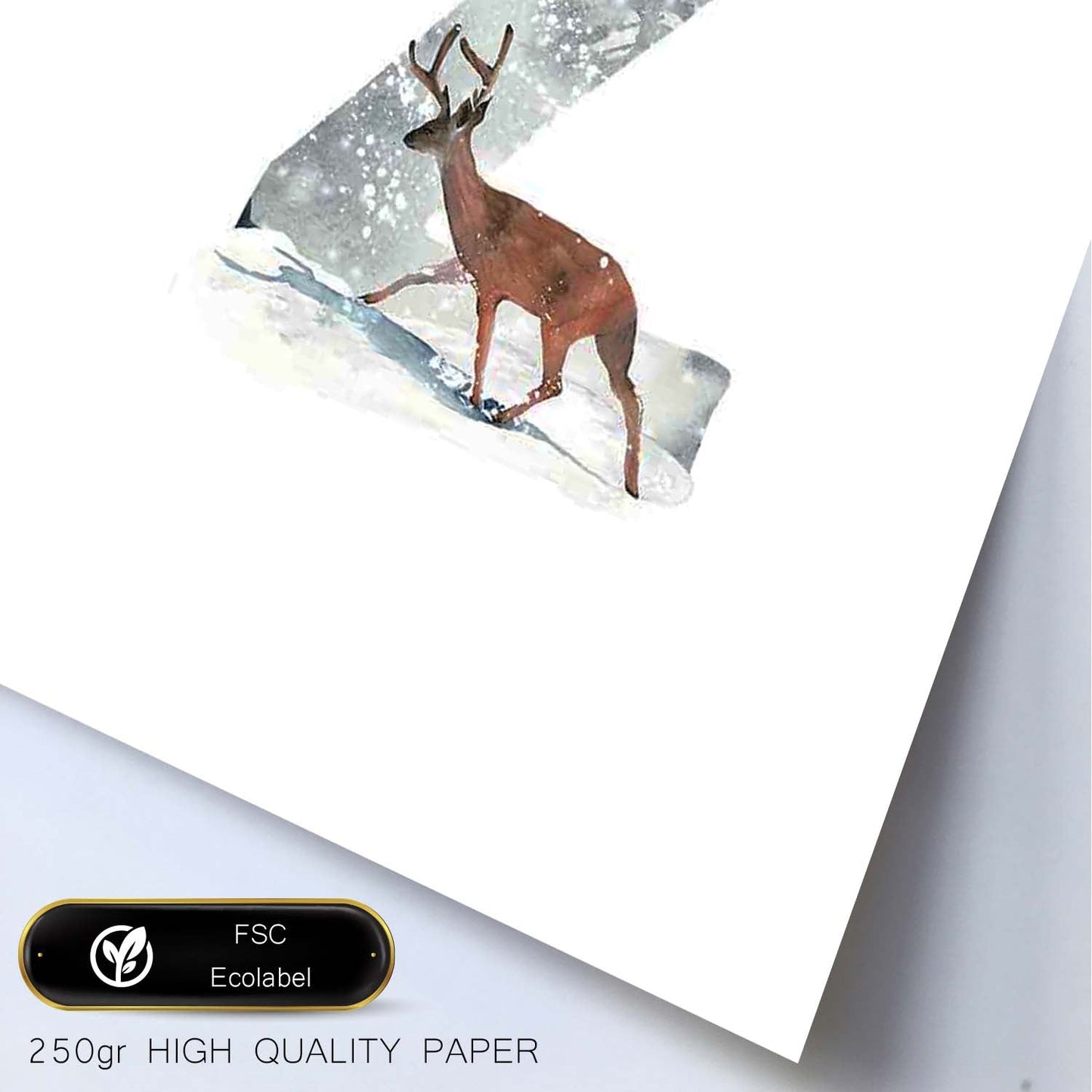 Poster de letra Z. Lámina estilo Invierno con imágenes del alfabeto.-Artwork-Nacnic-Nacnic Estudio SL