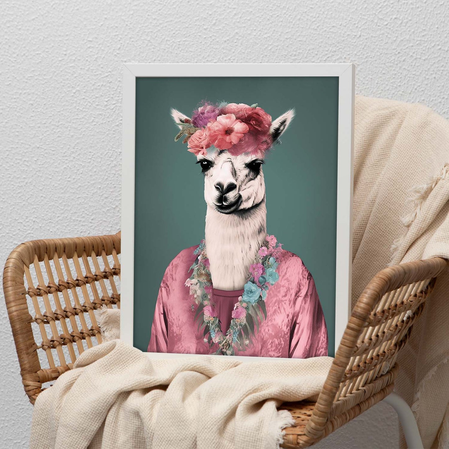 Póster de Llama de Moda