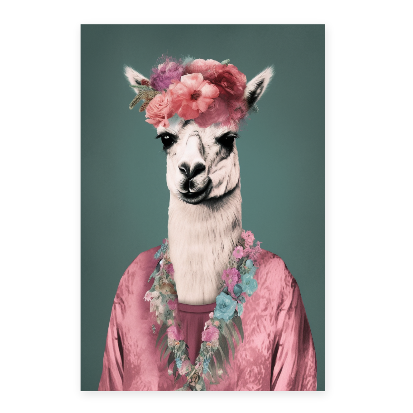 Póster de Llama de Moda