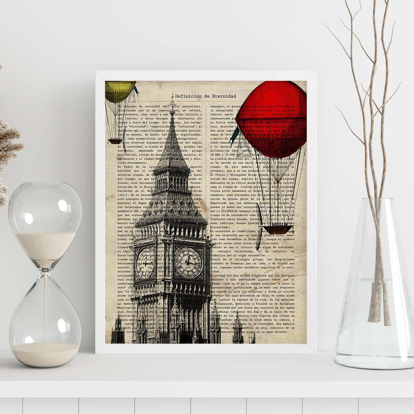Poster de Londres. Big Ben. Láminas de monumentos del mundo. Diseño de viaje y de paises.-Artwork-Nacnic-Nacnic Estudio SL