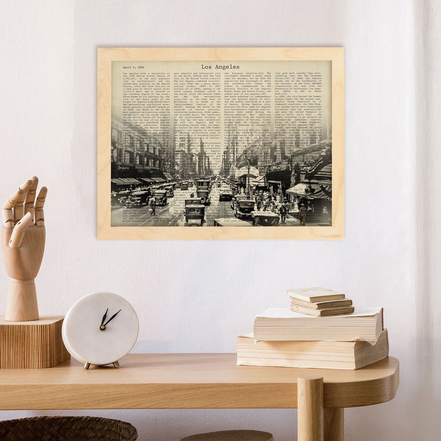 Poster de Los Angeles 5. Láminas e ilustraciones de ciudades del mundo y monumentos famosos.-Artwork-Nacnic-Nacnic Estudio SL