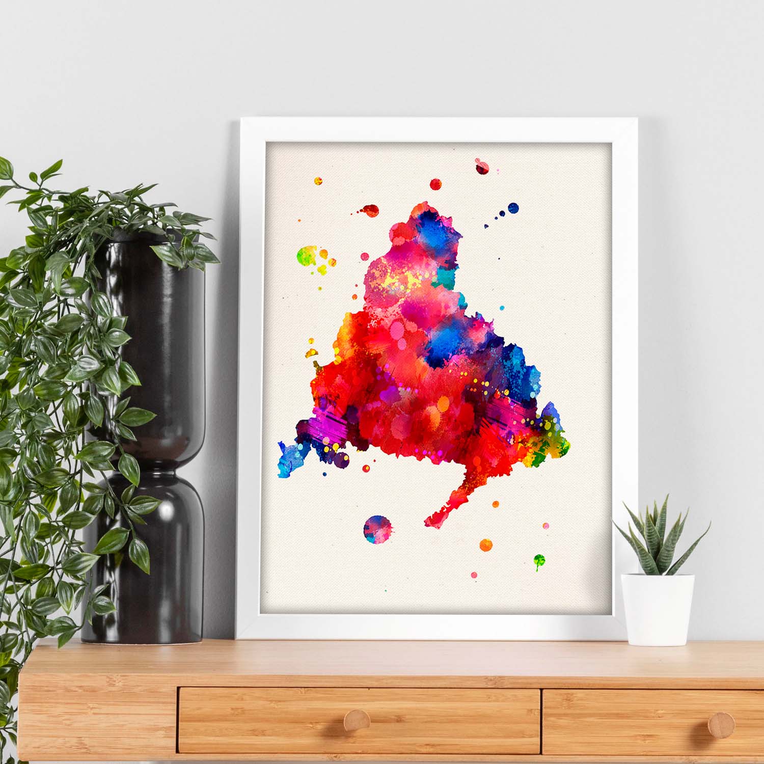 Poster de Madrid. Láminas e ilustraciones de ciudades, comunidades, y mapas de España.-Artwork-Nacnic-Nacnic Estudio SL