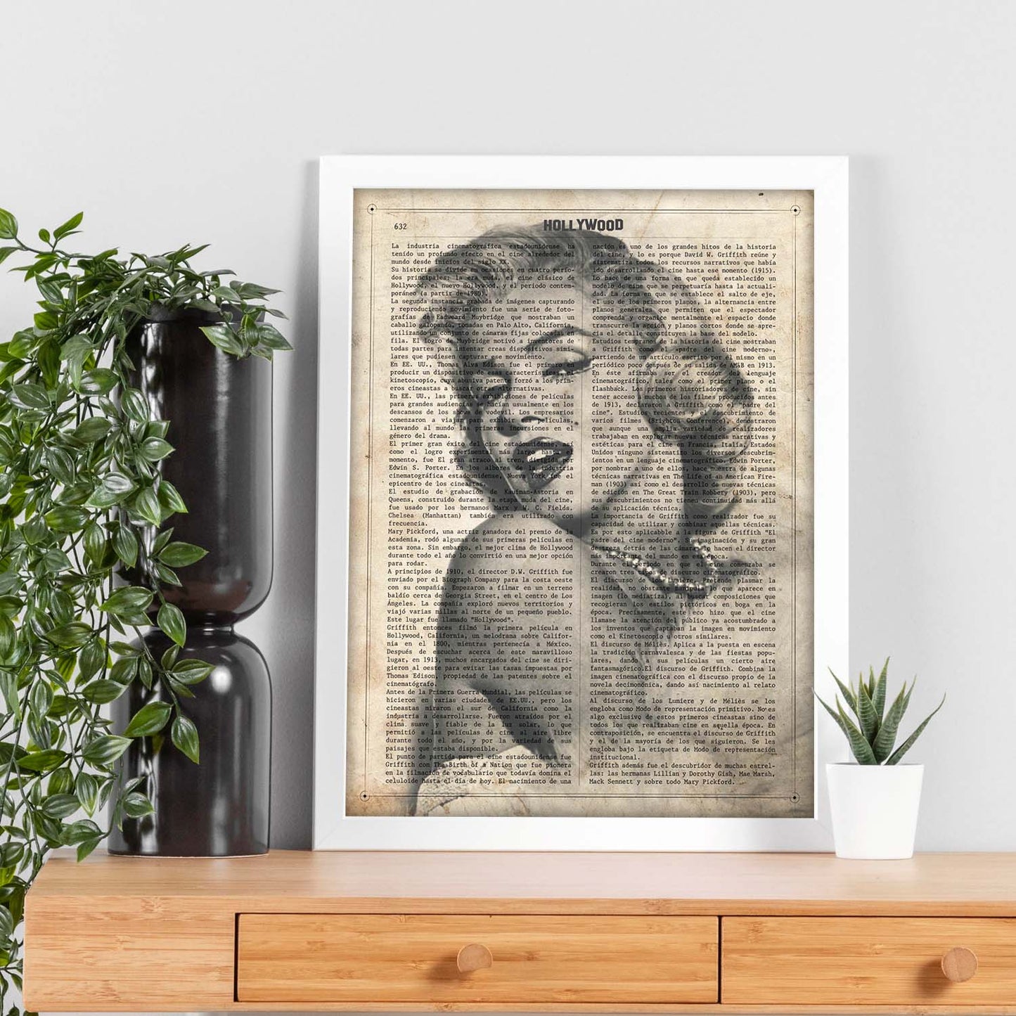 Poster de Marilyn Monroe. Láminas de personajes importantes. Posters de músicos, actores, inventores, exploradores, ...-Artwork-Nacnic-Nacnic Estudio SL