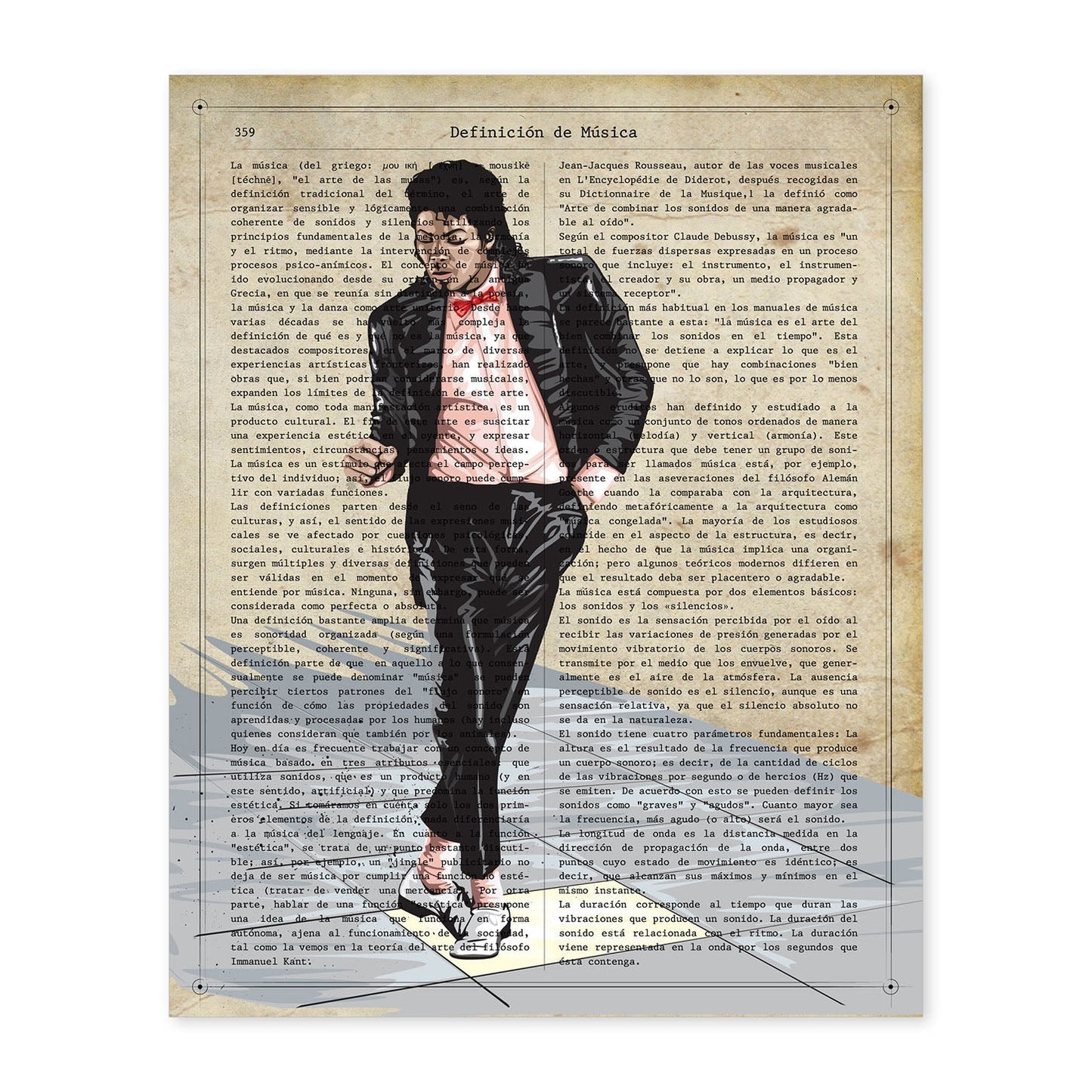 Poster de Michael Jackson. Láminas de personajes importantes. Posters de músicos, actores, inventores, exploradores, ...-Artwork-Nacnic-A4-Sin marco-Nacnic Estudio SL