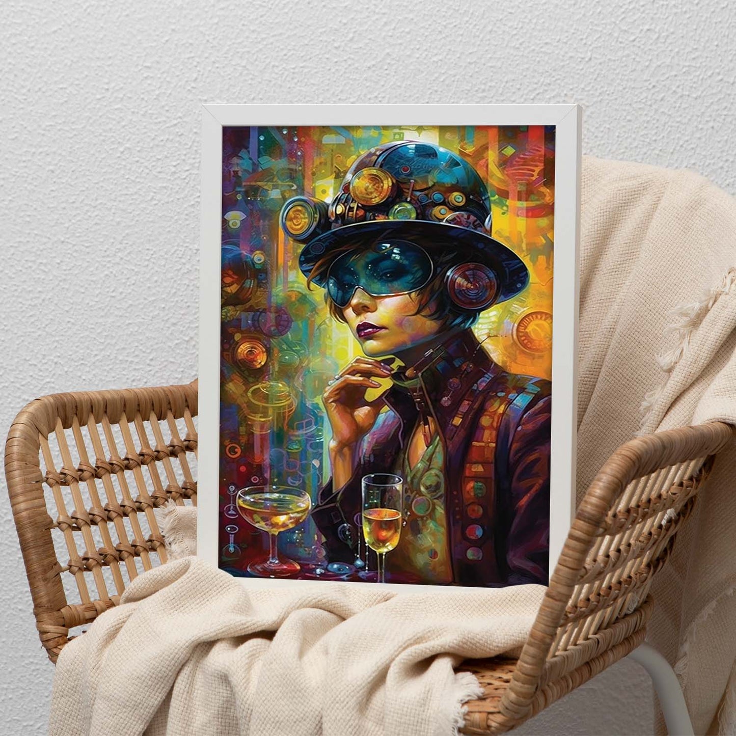 Póster de Moda Asiática Joven
