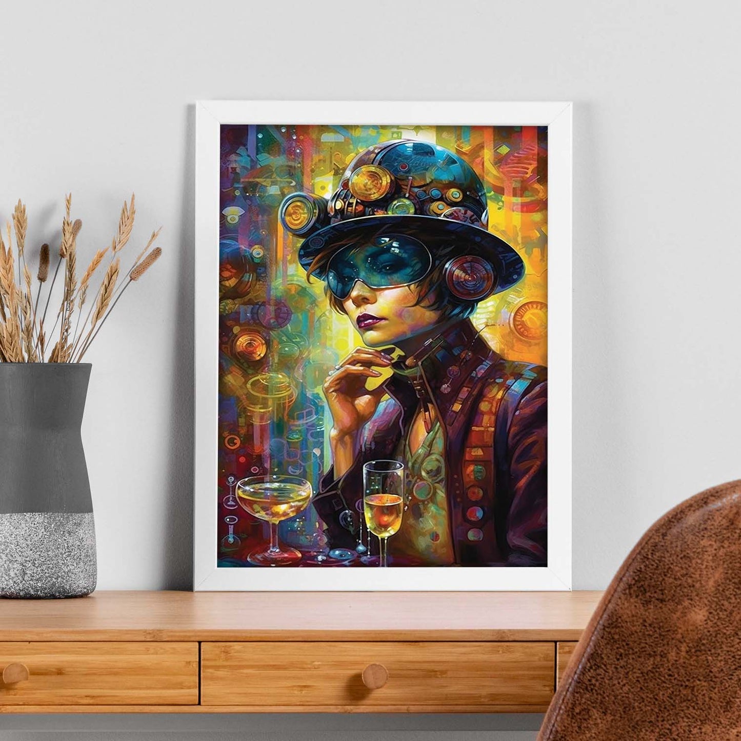 Póster de Moda Asiática Joven