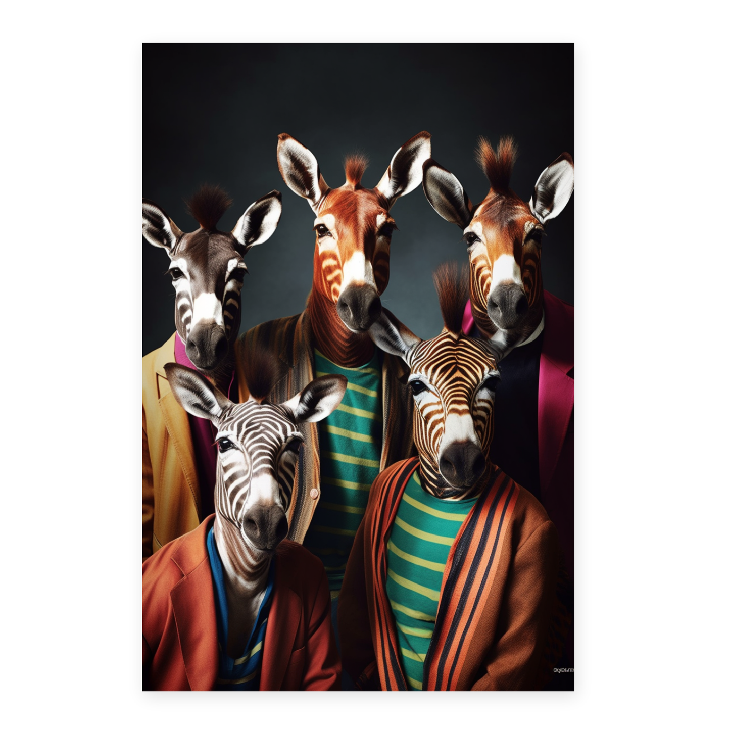 Póster de Moda Okapis