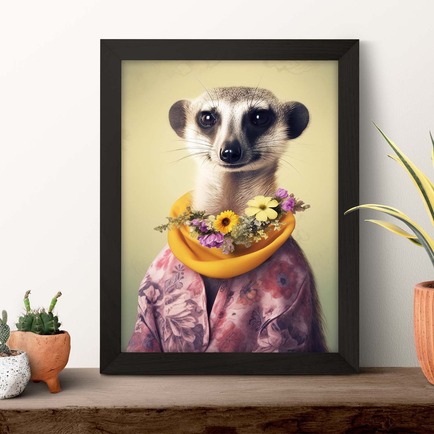 Póster de moda suricata