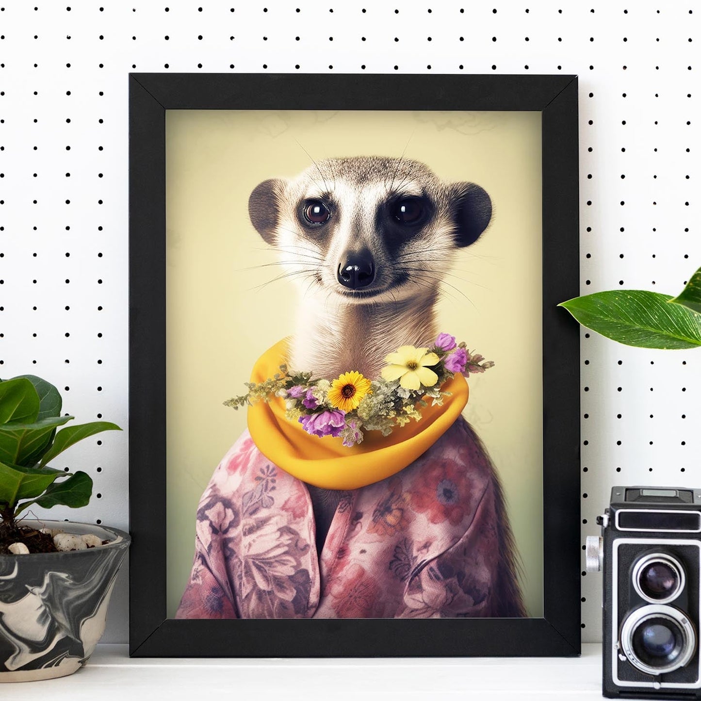 Póster de moda suricata