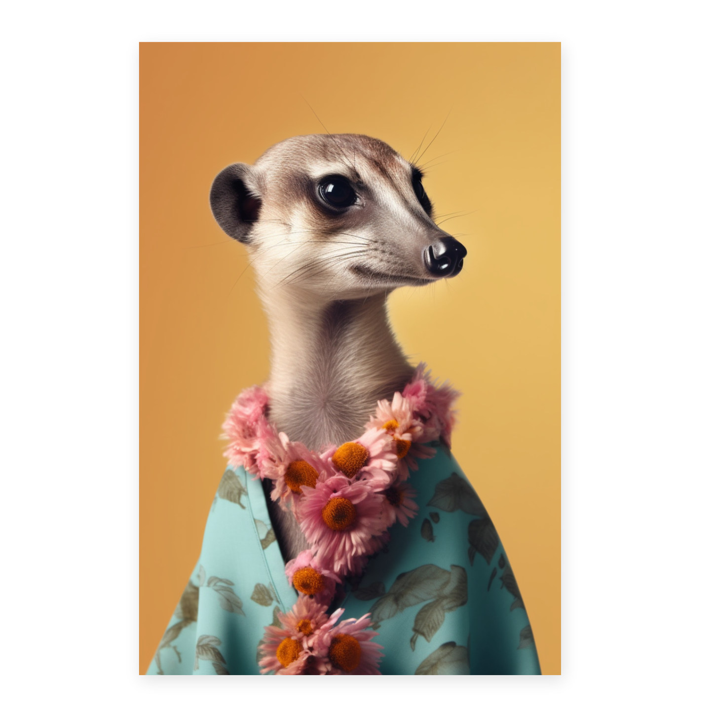 Póster de Moda Suricata Salvaje