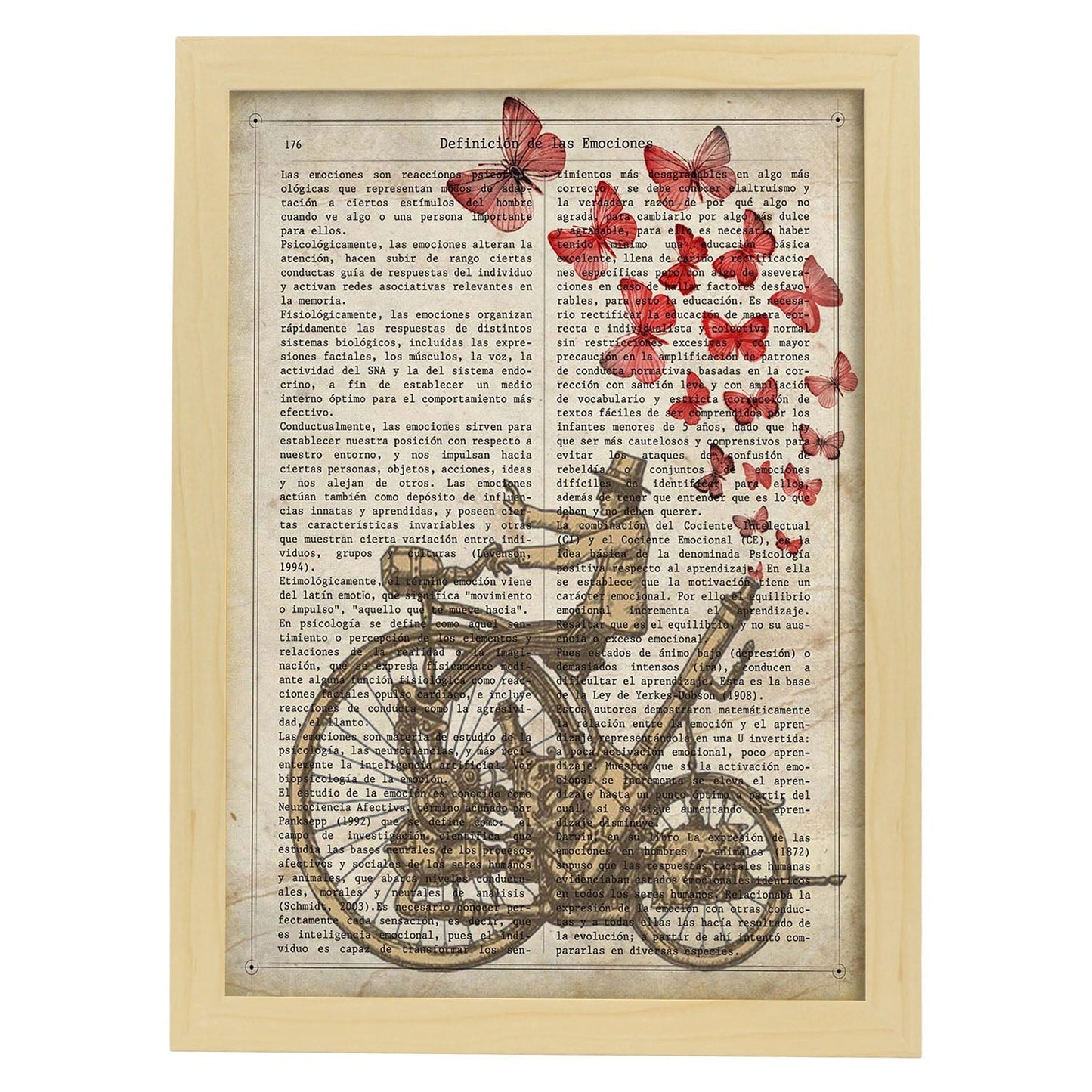 Poster de Moto a vapor. Láminas de vehículos con definiciones. Ilustraciones vintage de coches, motos, aviones,
-Artwork-Nacnic-A4-Marco Madera clara-Nacnic Estudio SL