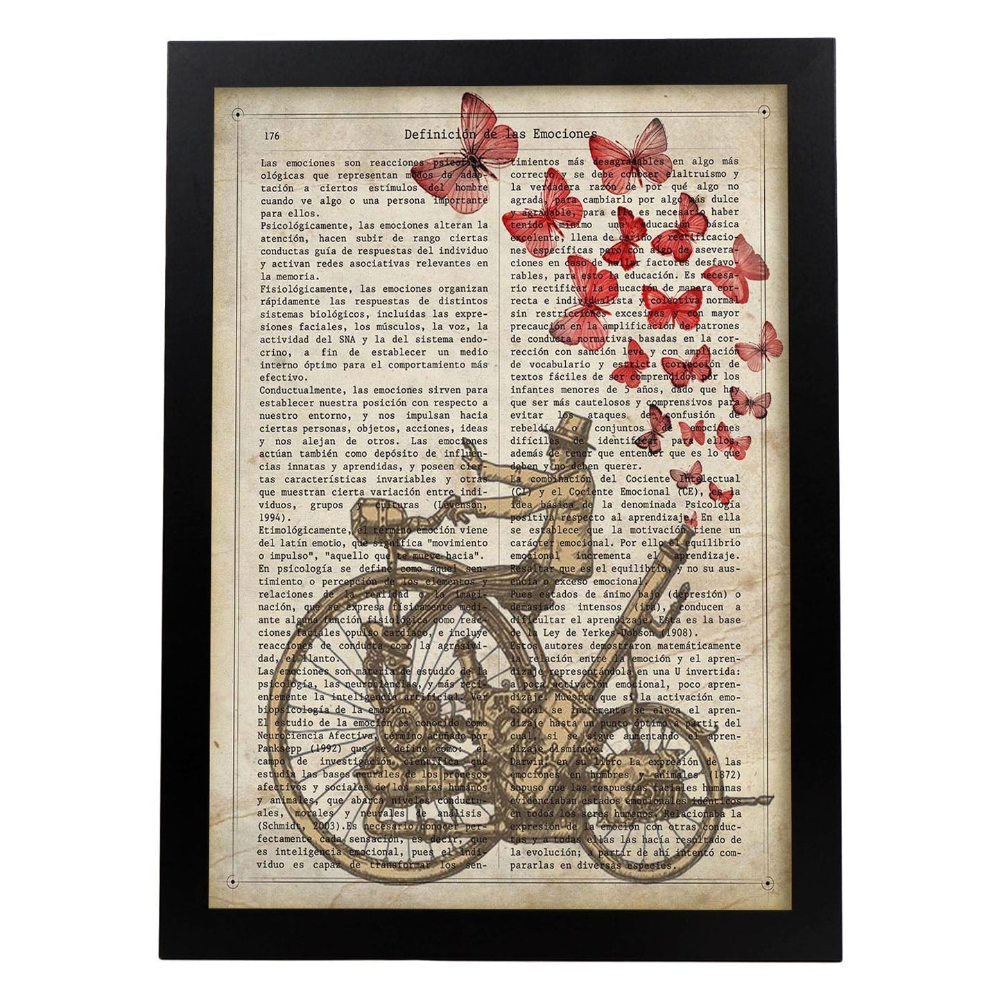 Poster de Moto a vapor. Láminas de vehículos con definiciones. Ilustraciones vintage de coches, motos, aviones,
-Artwork-Nacnic-A4-Marco Negro-Nacnic Estudio SL