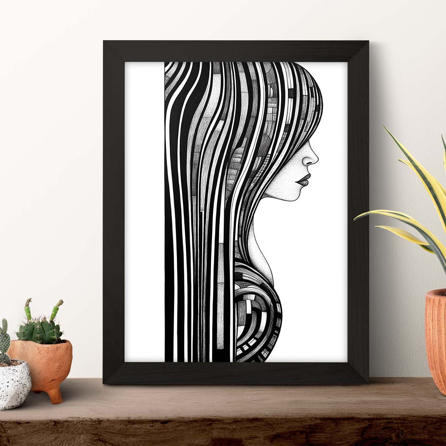 Póster Abstracto de Mujer