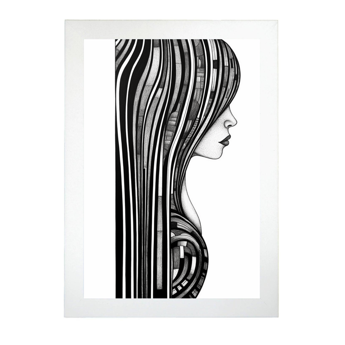 Póster Abstracto de Mujer
