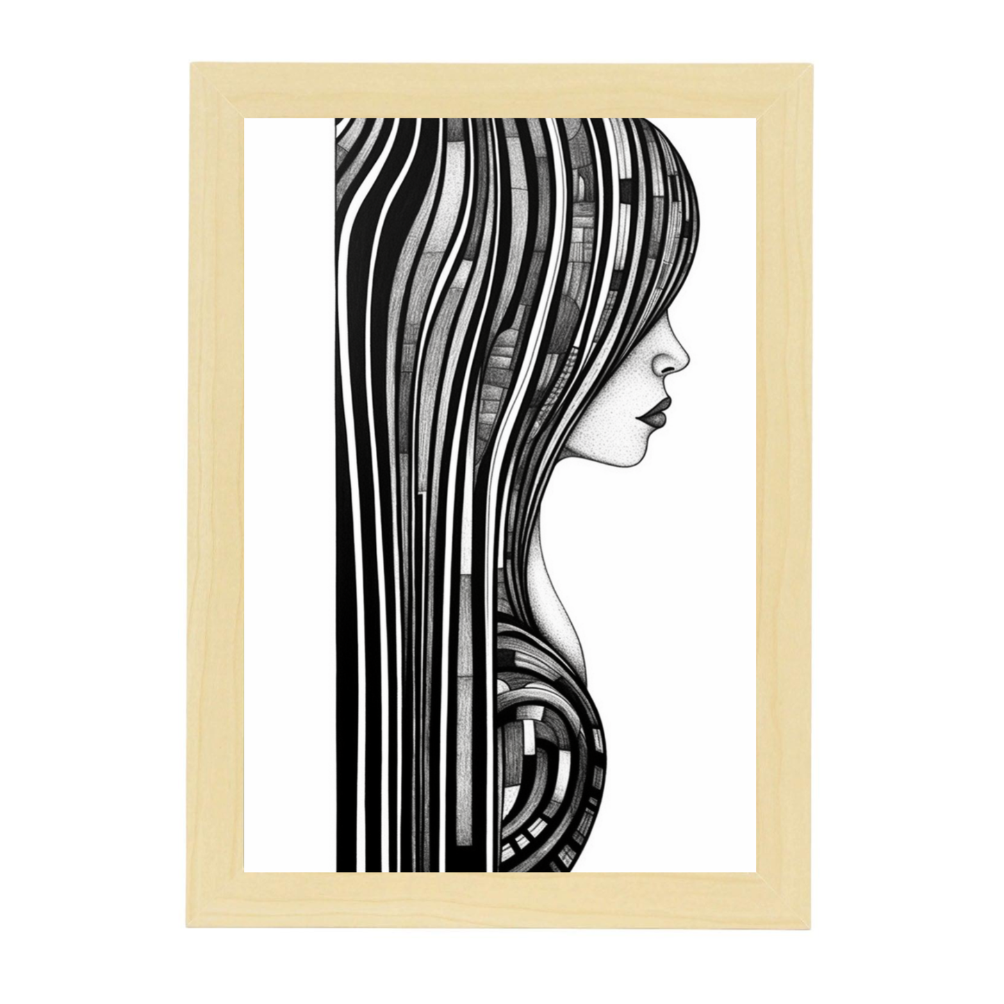 Póster Abstracto de Mujer