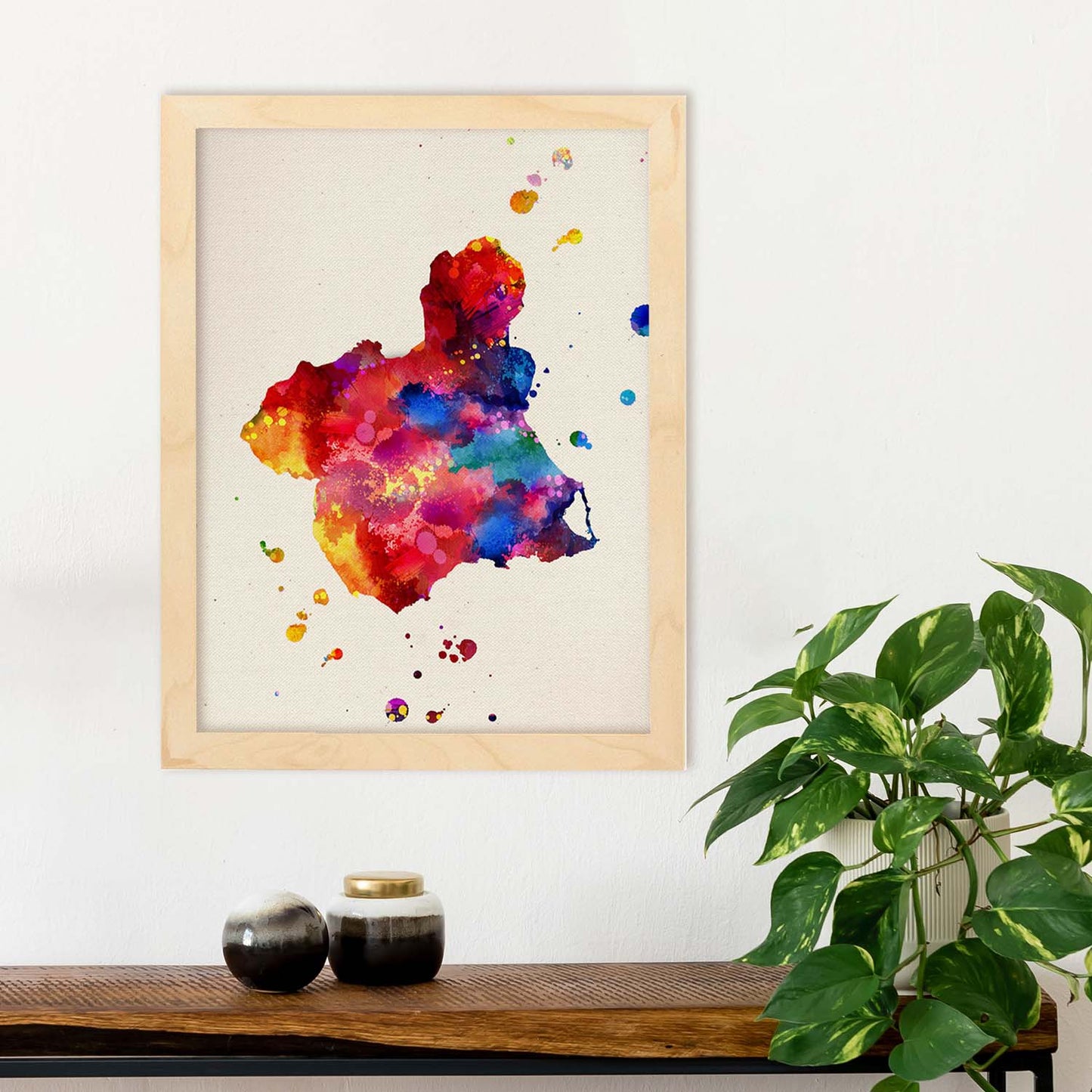 Poster de Murcia. Láminas e ilustraciones de ciudades, comunidades, y mapas de España.-Artwork-Nacnic-Nacnic Estudio SL