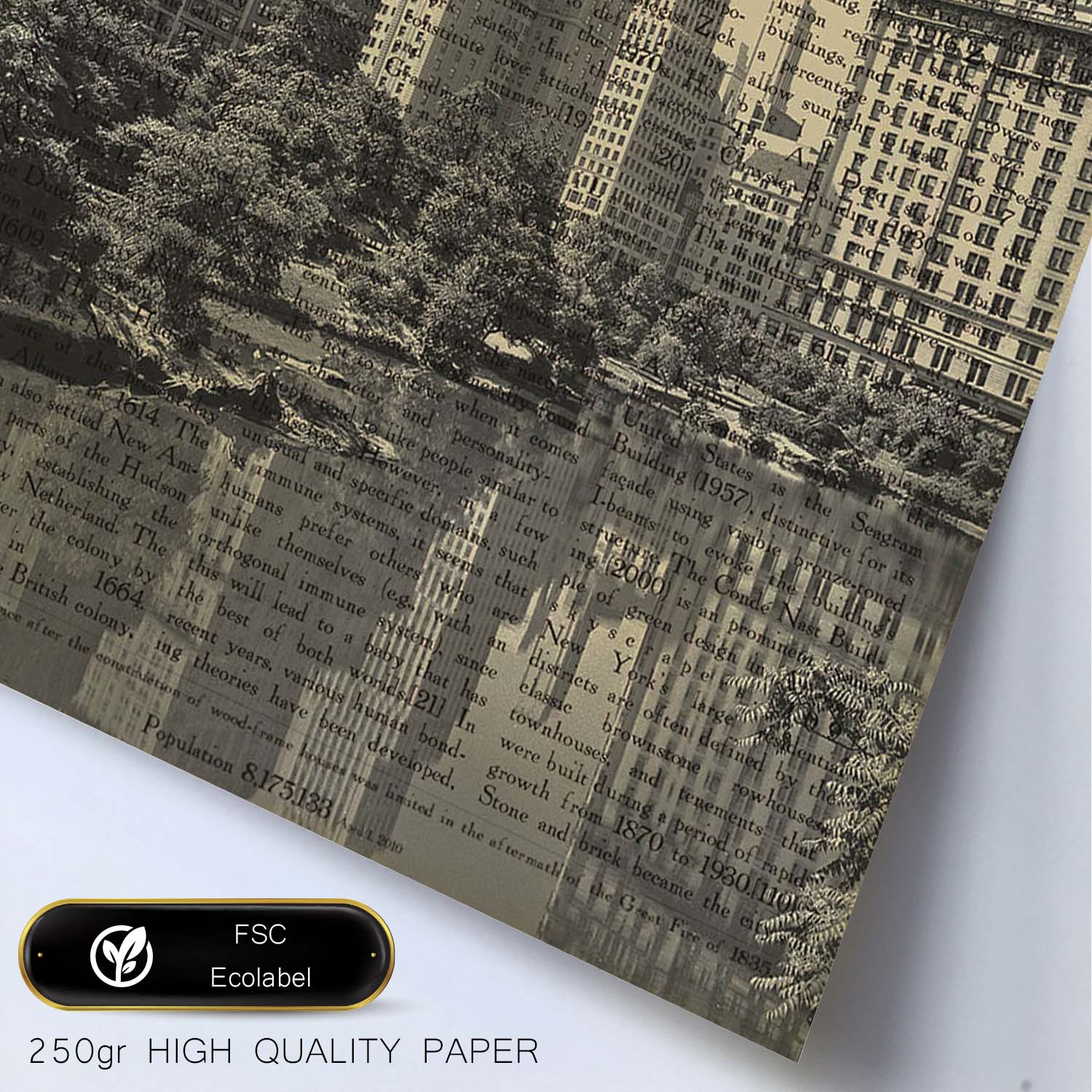 Poster de New York 4. Láminas e ilustraciones de ciudades del mundo y monumentos famosos.-Artwork-Nacnic-Nacnic Estudio SL