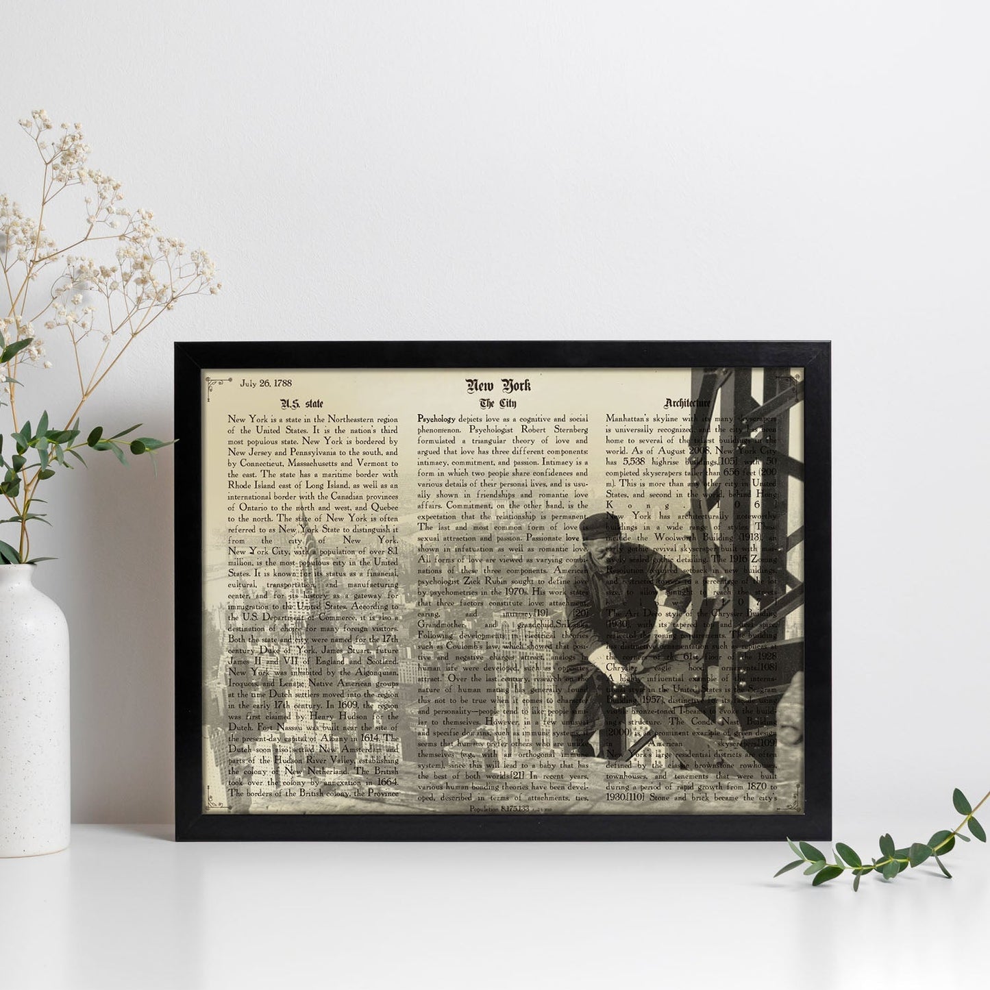 Poster de New York. Láminas e ilustraciones de ciudades del mundo y monumentos famosos.-Artwork-Nacnic-Nacnic Estudio SL