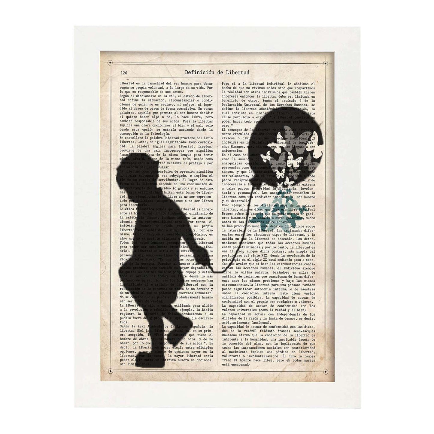 Poster de Niño llevando globo. Lámina para niñas con imágenes de chicas pequeñas.-Artwork-Nacnic-Nacnic Estudio SL