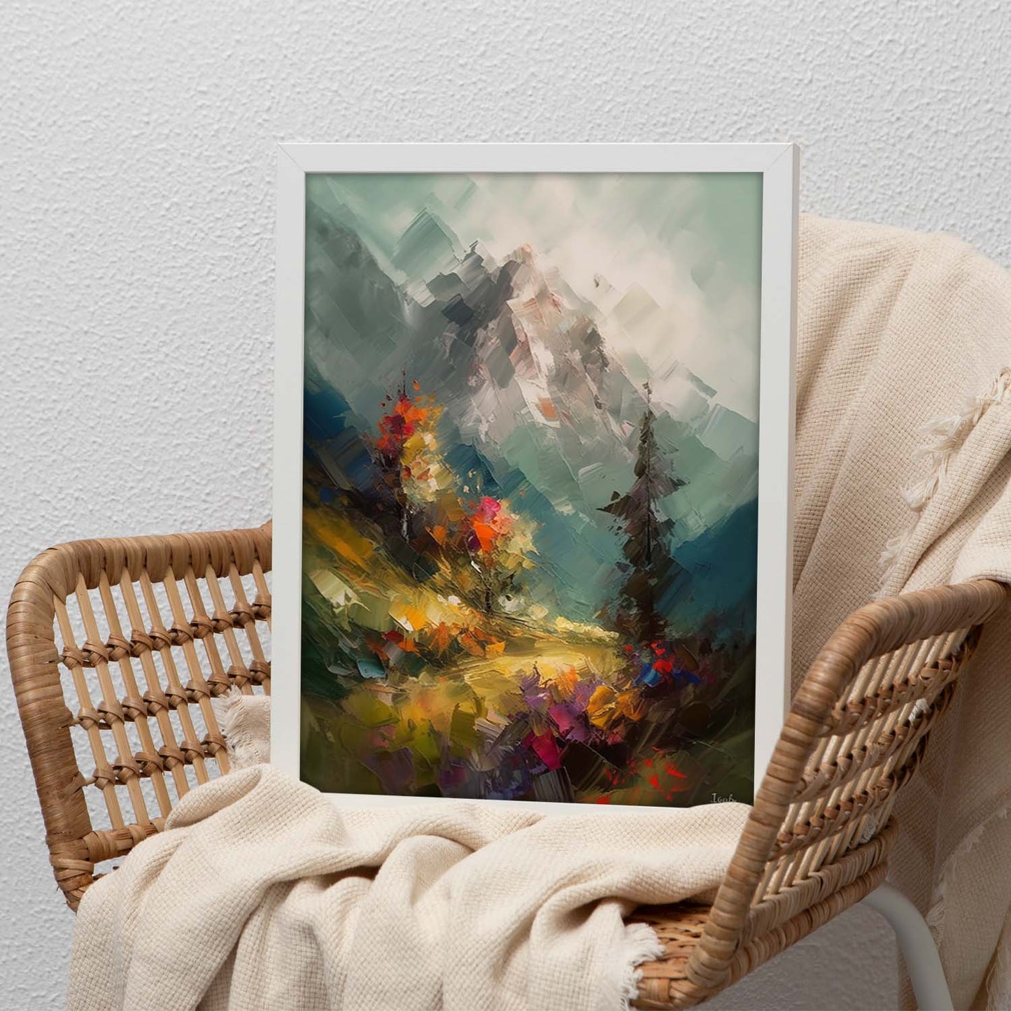 Póster de Paisaje Dramático