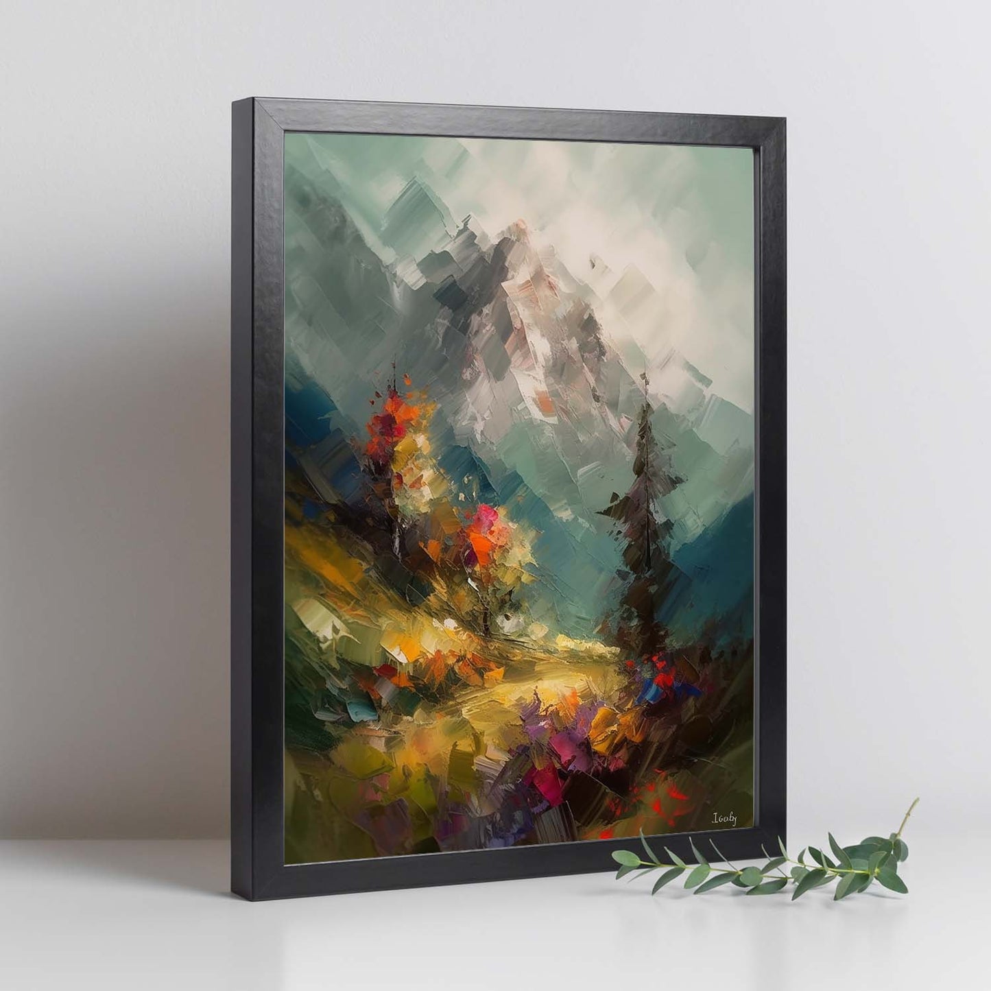 Póster de Paisaje Dramático