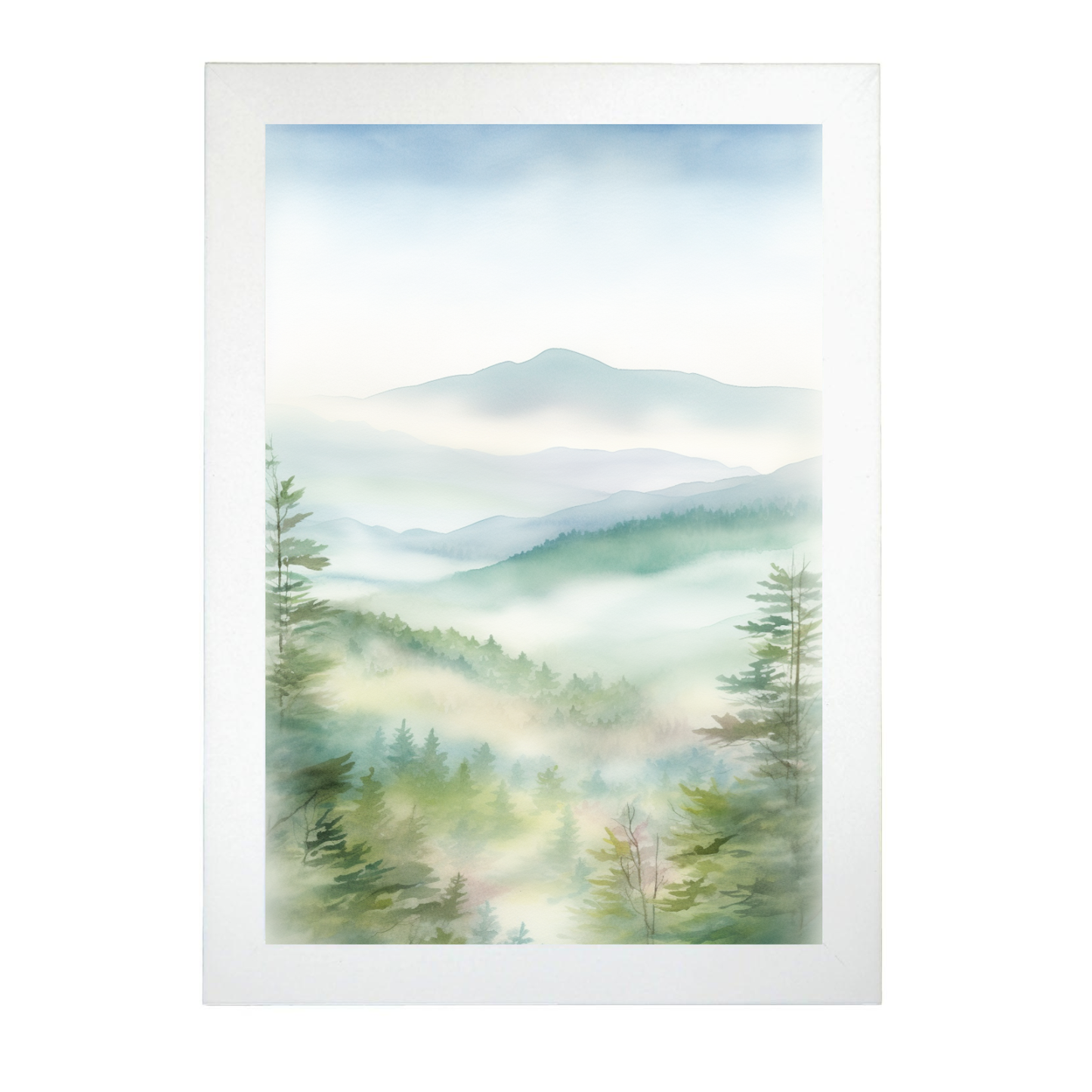 Póster de paisajes apacibles y serenos