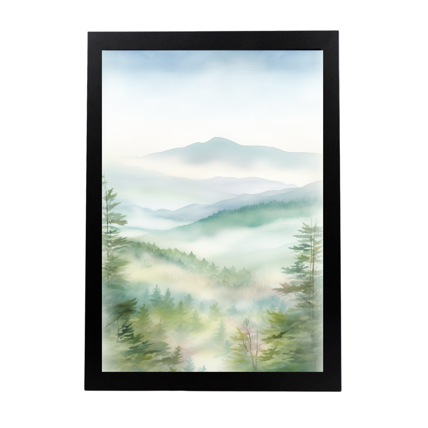 Póster de paisajes apacibles y serenos