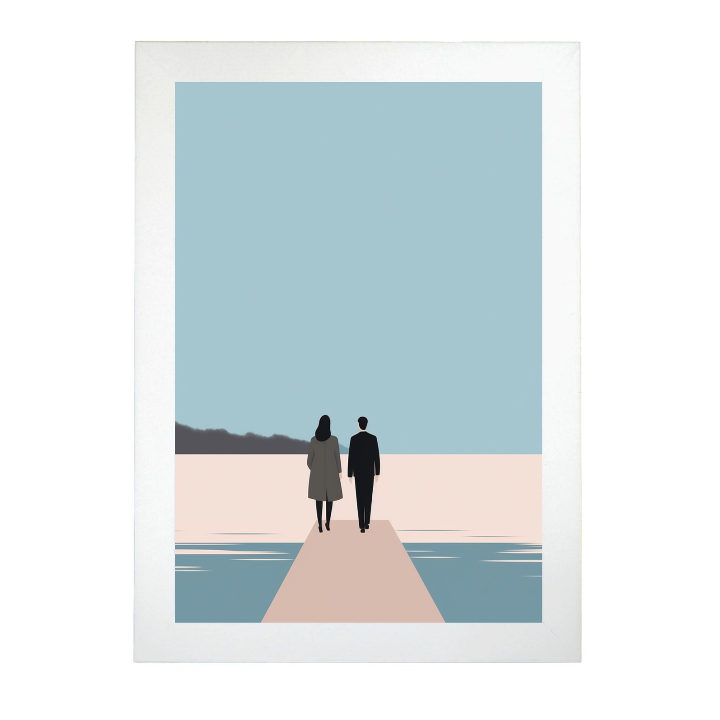 Póster de Pareja Elegante