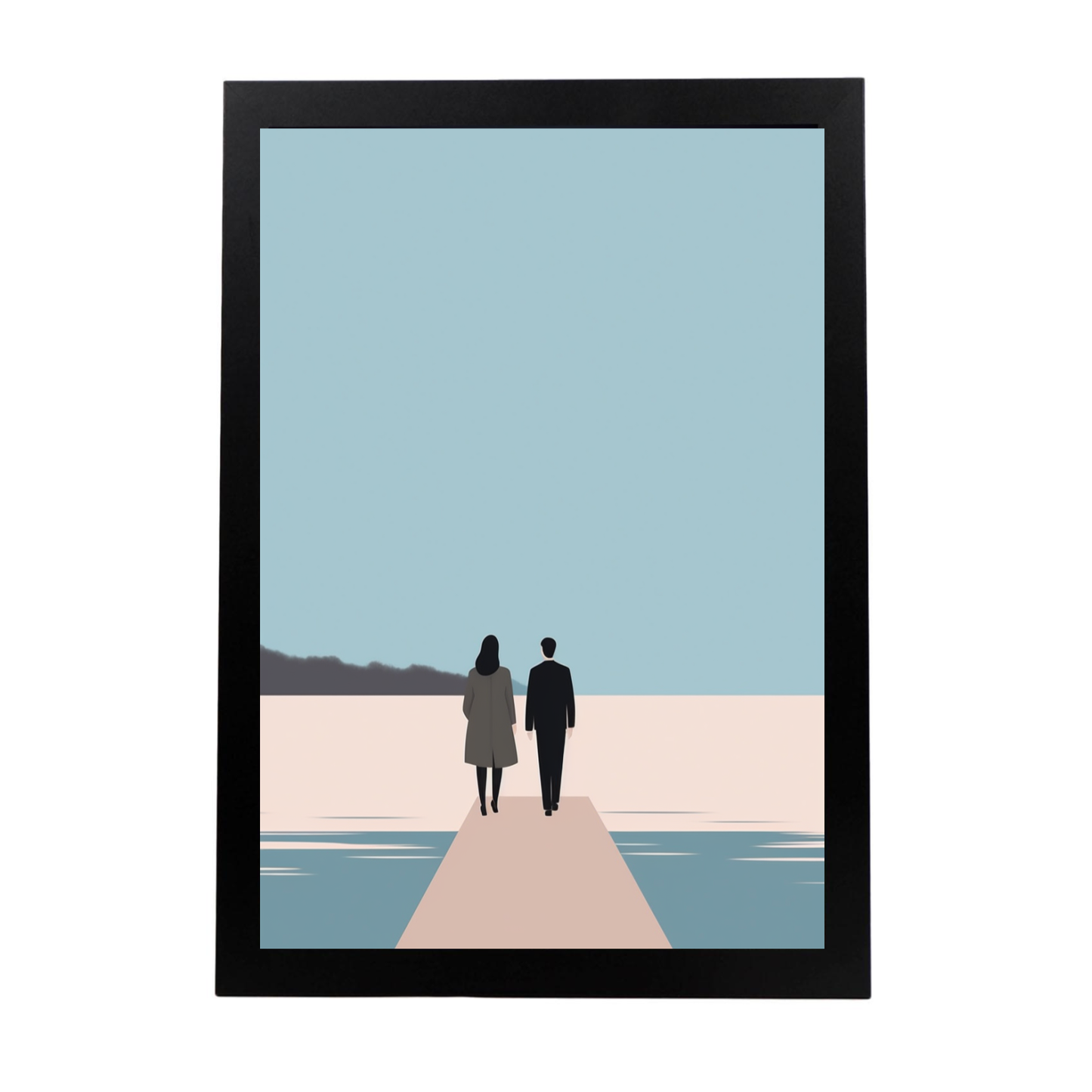 Póster de Pareja Elegante
