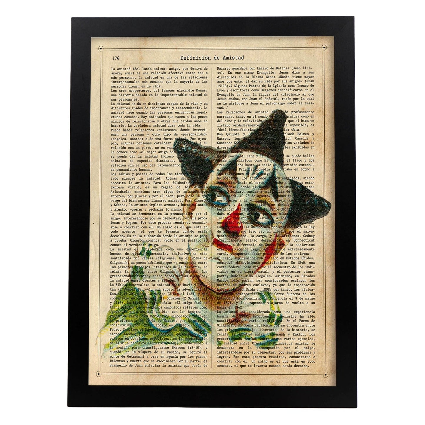Poster de payasos. Lámina Jonas Clown con imágenes de payasos y circos. Láminas del circo para pequeños.-Artwork-Nacnic-A3-Marco Negro-Nacnic Estudio SL