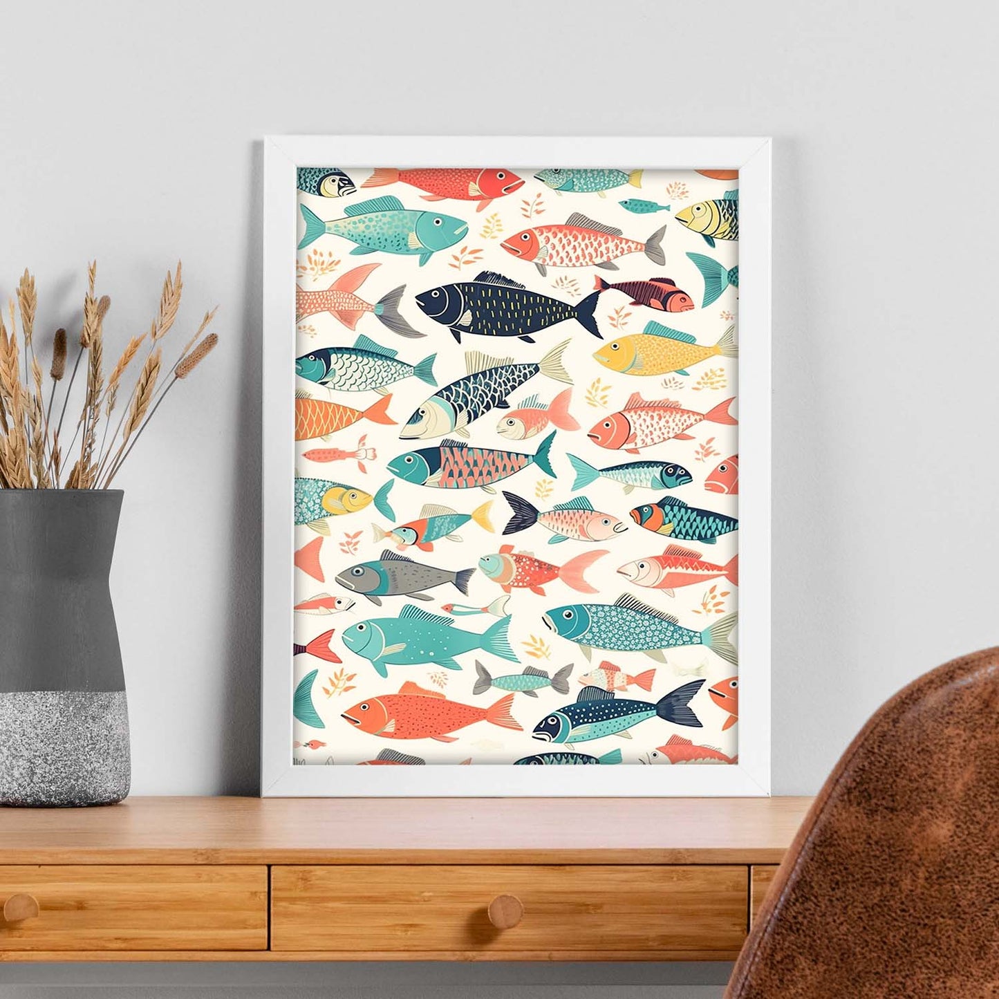 Póster de Peces Multicolores