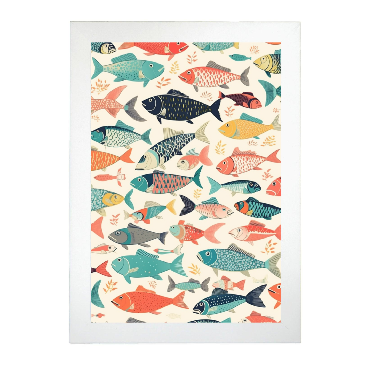 Póster de Peces Multicolores