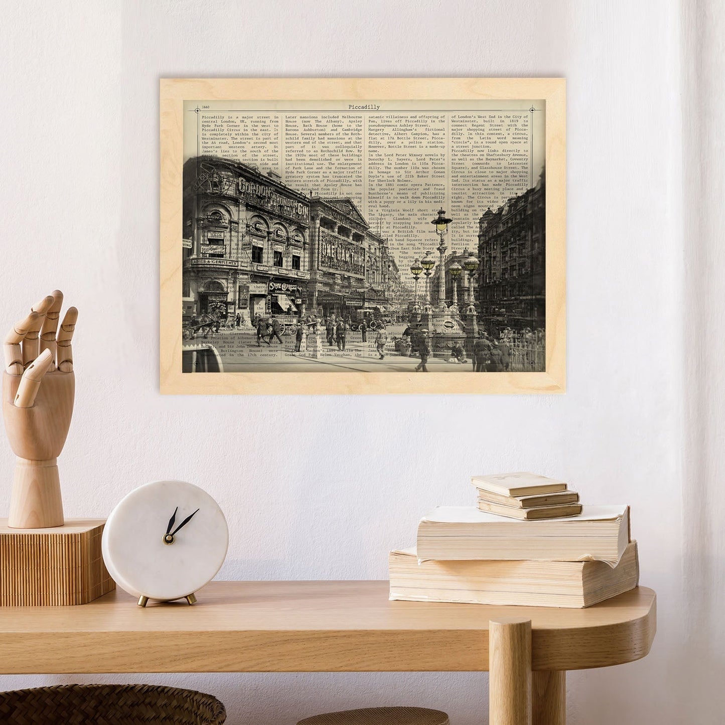 Poster de Piccadilly Circus (Londres)2. Láminas e ilustraciones de ciudades del mundo y monumentos famosos.-Artwork-Nacnic-Nacnic Estudio SL