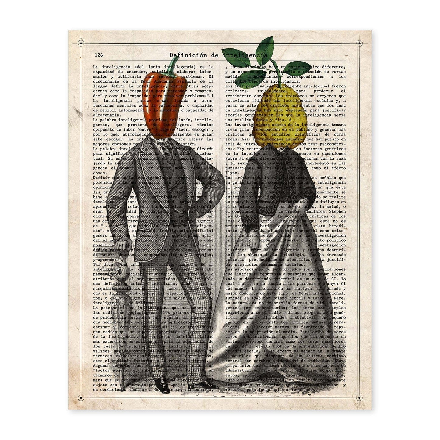 Poster de Pimiento y Membrillo. Láminas de frutas y verduras con definiciones. Ilustraciones de alimentacion vegetariana.-Artwork-Nacnic-A4-Sin marco-Nacnic Estudio SL