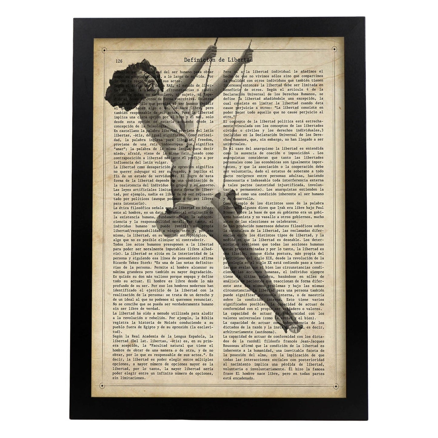 Poster de Pin up trapecista. Láminas con diseño Pin-Up para decoración de hogar. Regalo para chica pin-up.-Artwork-Nacnic-A4-Marco Negro-Nacnic Estudio SL
