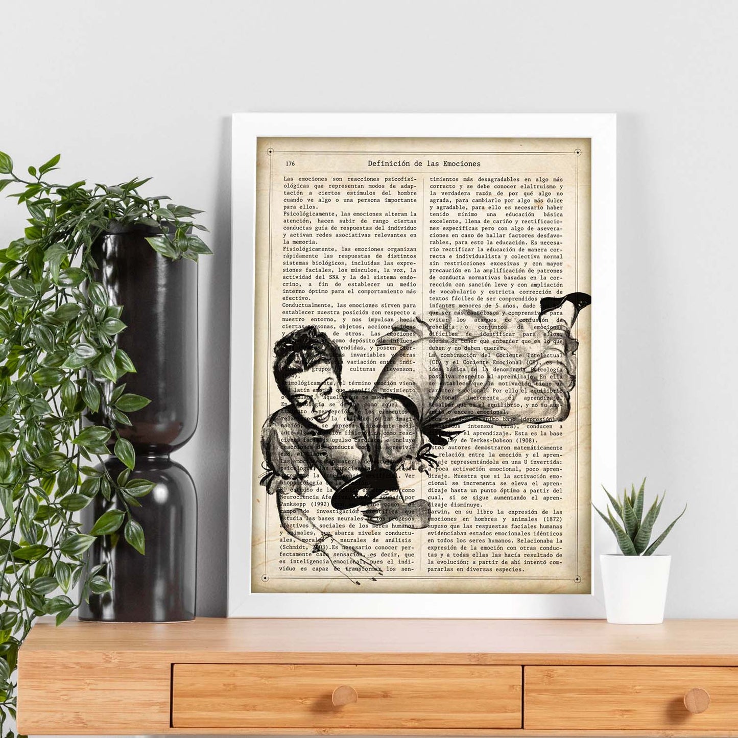 Poster de Pin up y el espejo. Láminas con diseño Pin-Up para decoración de hogar. Regalo para chica pin-up.-Artwork-Nacnic-Nacnic Estudio SL