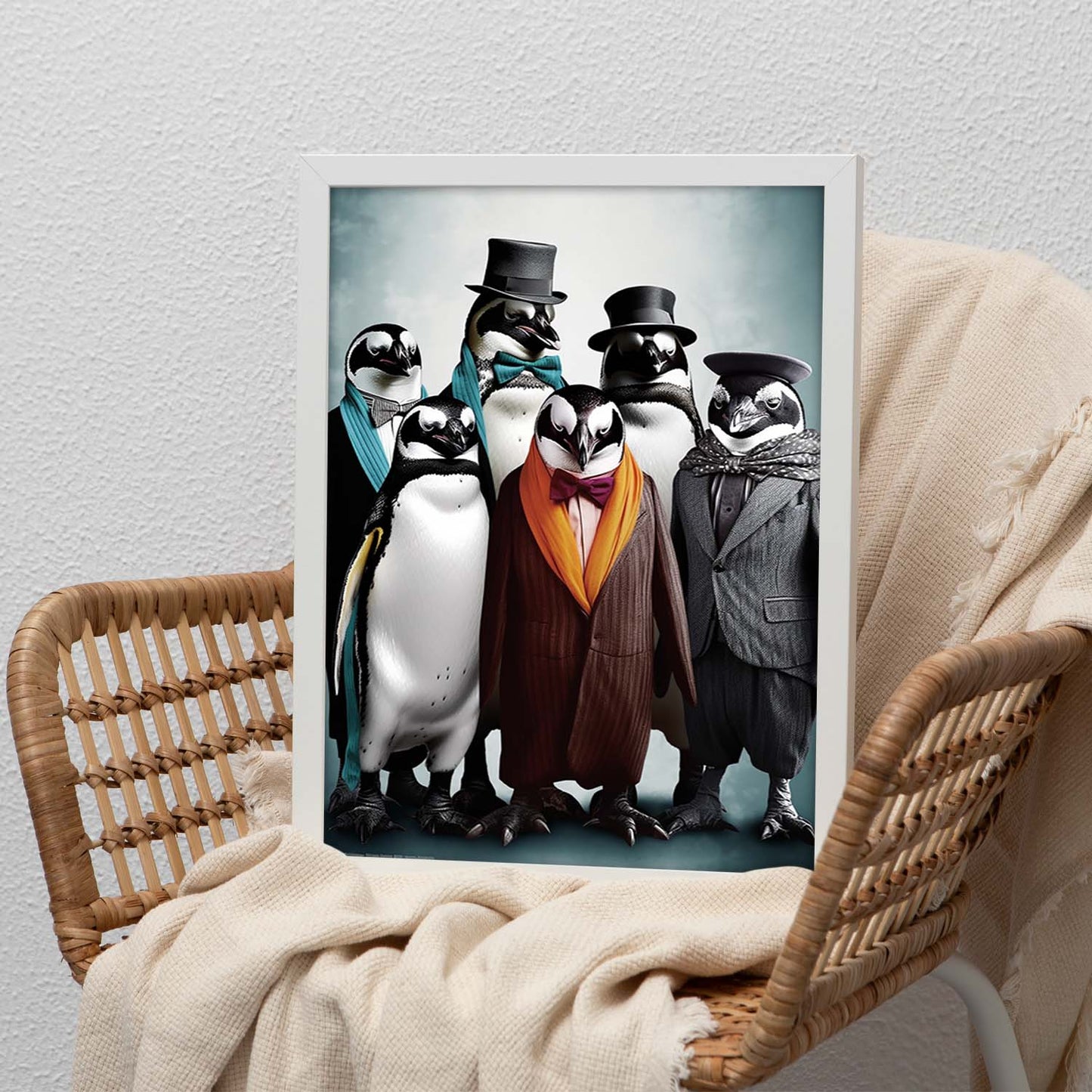 Póster de Pingüinos de Moda