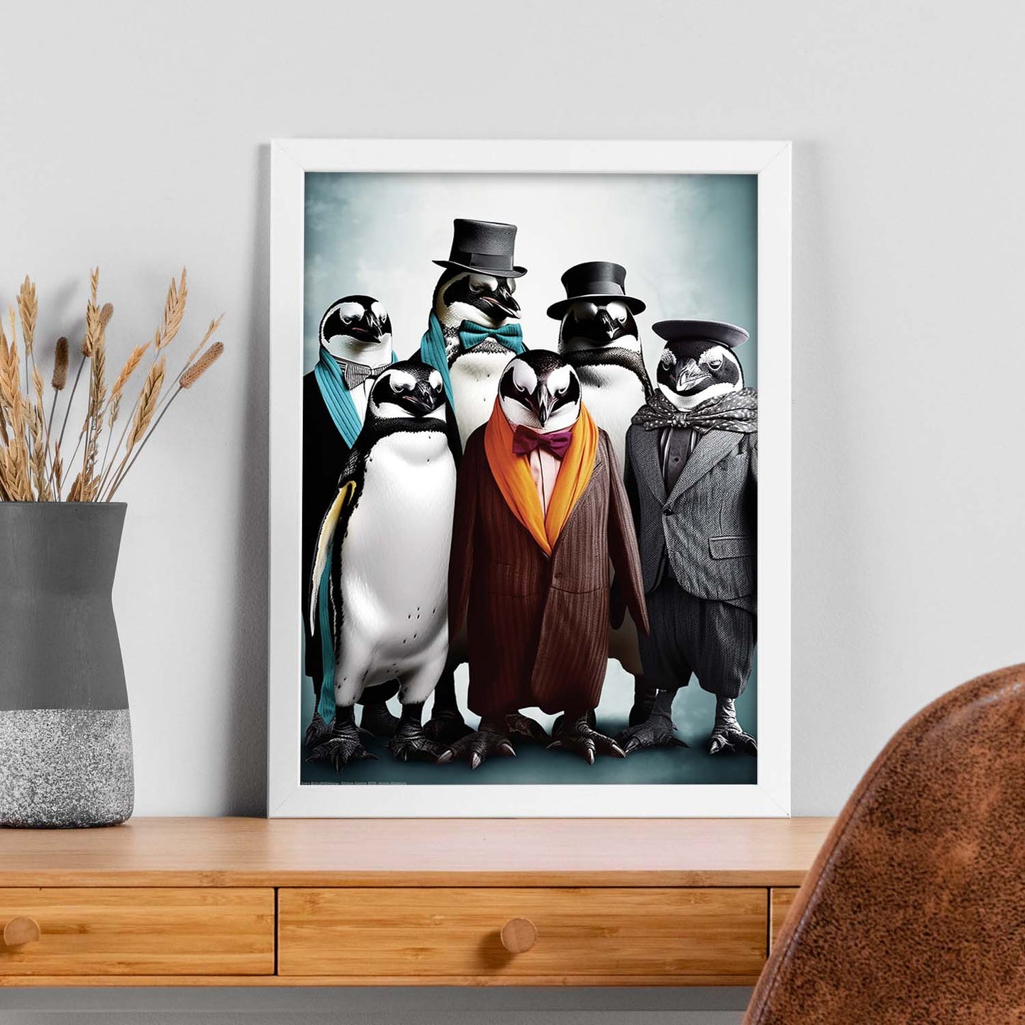 Póster de Pingüinos de Moda