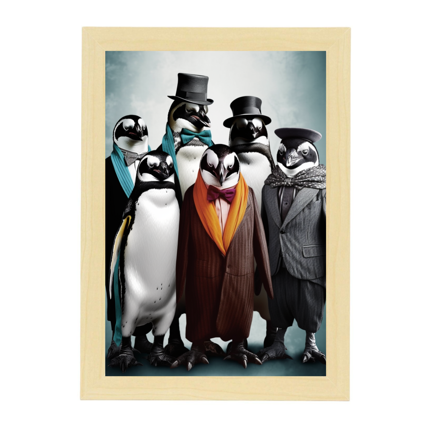 Póster de Pingüinos de Moda